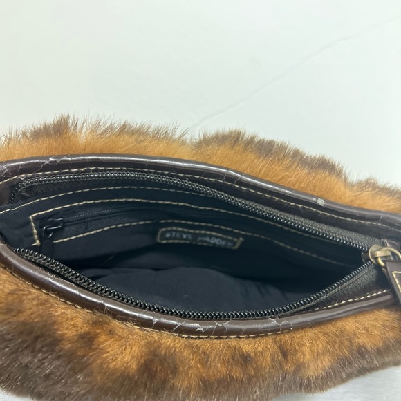 Steve Madden Brown Faux Fur tiny purse π - Picture 5 of 5